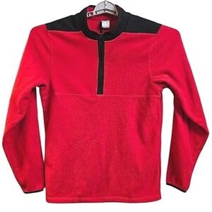 Nike Therma-Fit Red & Black Quarter-Zip Pullover